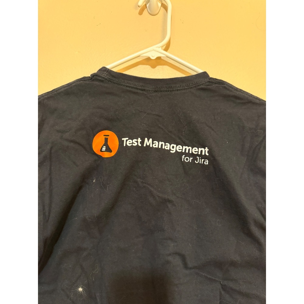 Next Level Testers Gonna Test Jira Software QA Graphic Tee Black Small - Picture 2 of 5
